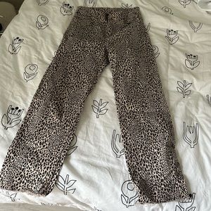 Cheetah print jeans!
